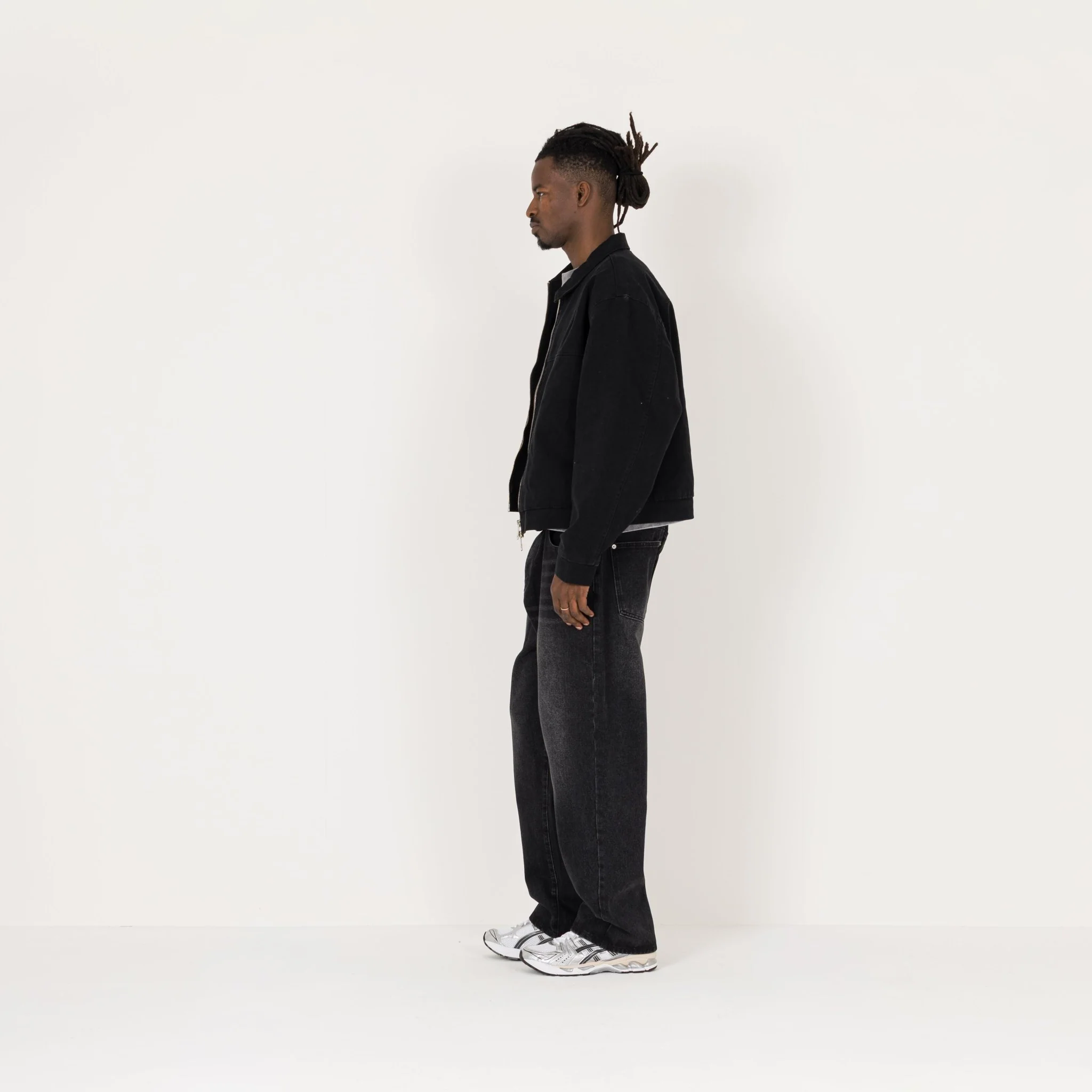 Trucker Jacket - Black - Image 6