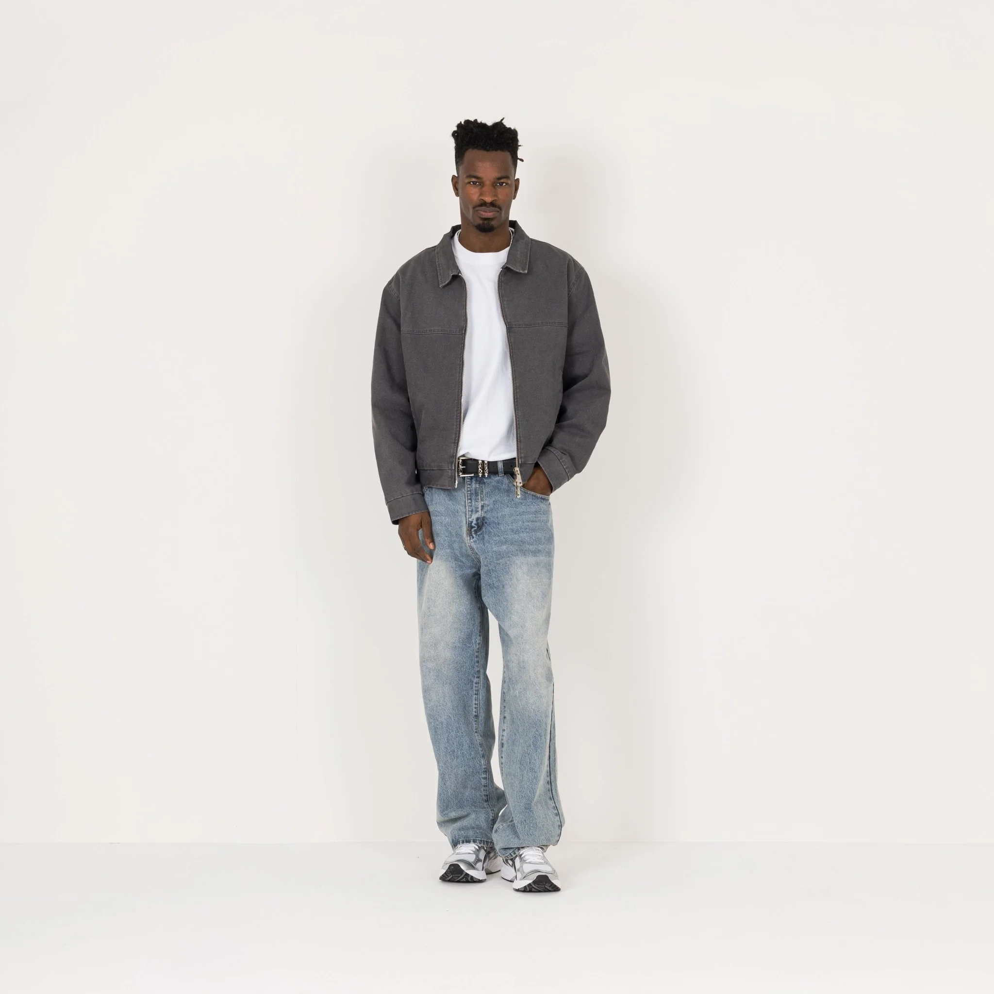 Trucker Jacket - Vintage Grey - Image 8