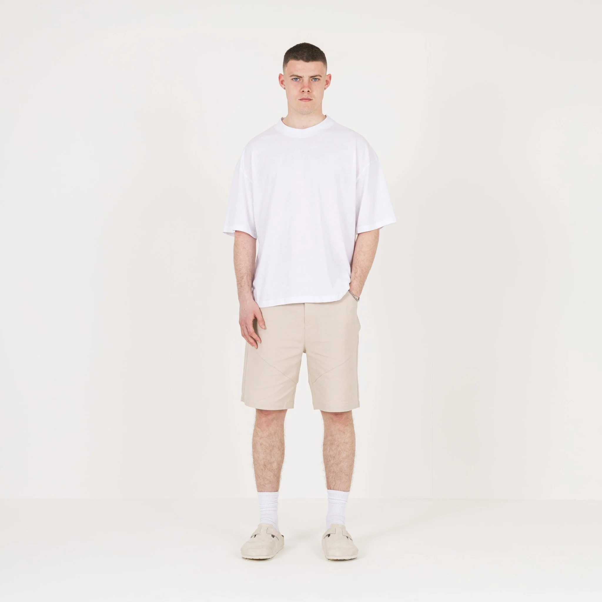 Work Short - Taupe - Image 4