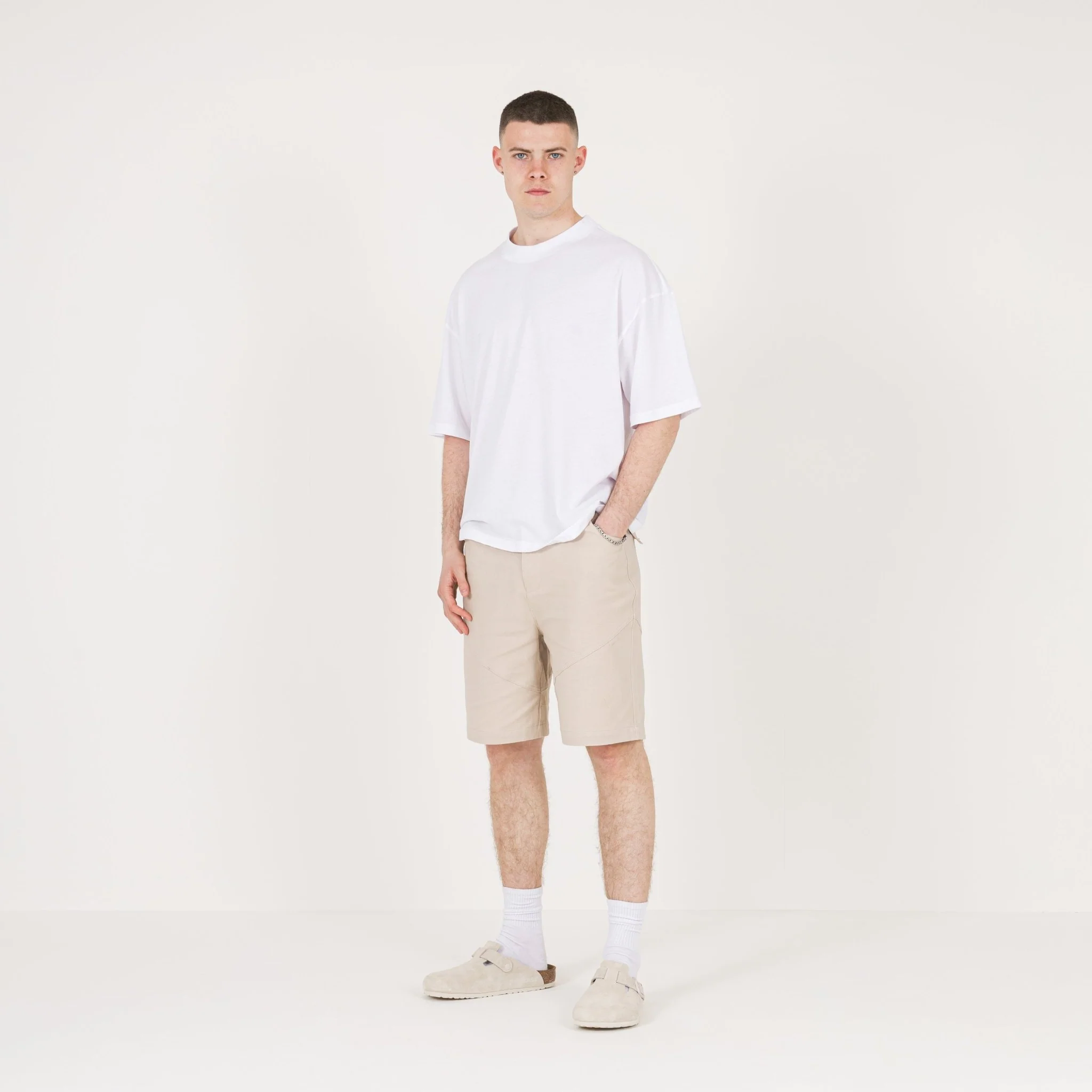 Work Short - Taupe - Image 5