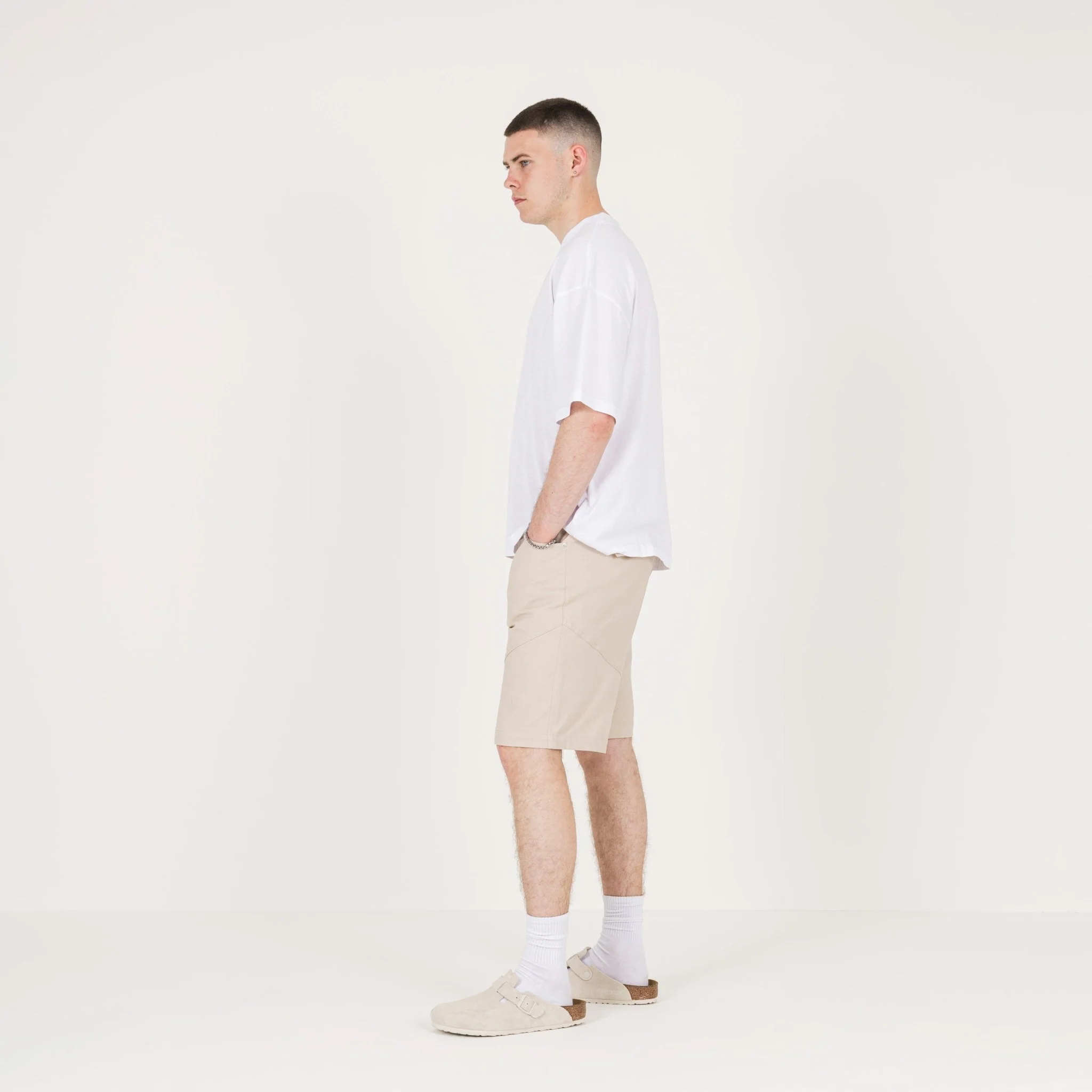Work Short - Taupe - Image 6