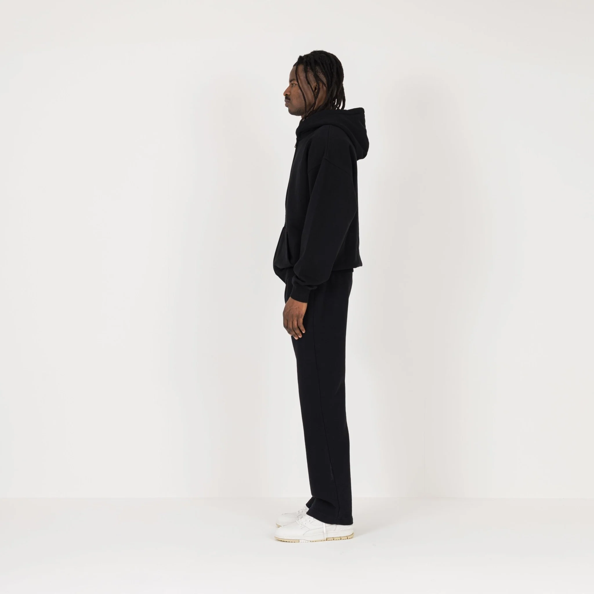 Zip Hoodie - Black - Image 6