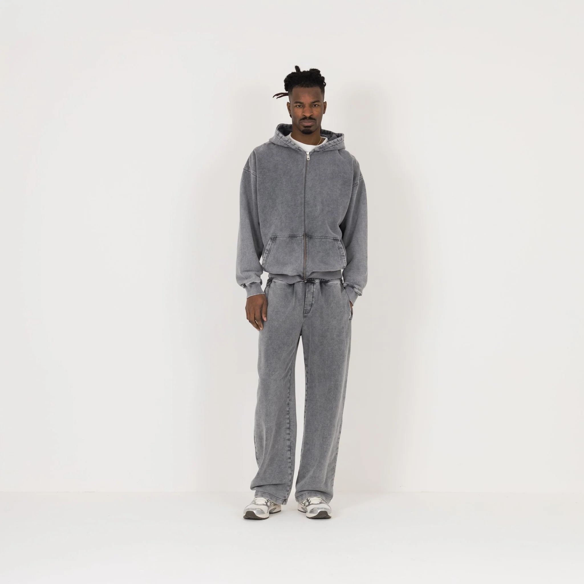 Zip Hoodie - Vintage Grey - Image 4