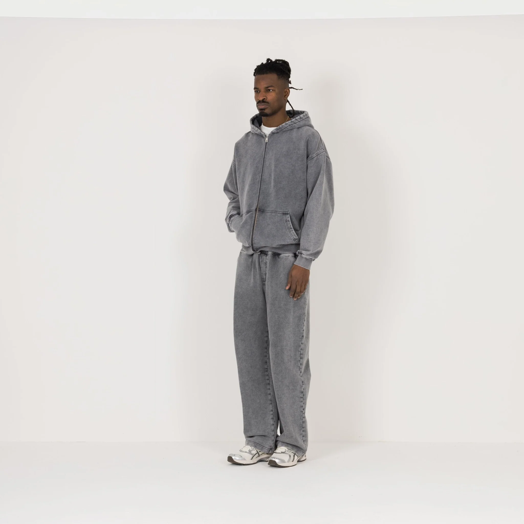 Zip Hoodie - Vintage Grey - Image 5